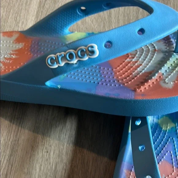 CROCS Blue Sandals Summer Comfort - Picture 2 of 7